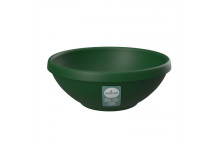 SEBOR DARK GREEN SOLAR DISH PLASTIC POT 25CM