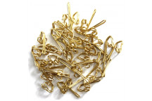 R7 BRASS CURTAIN HOOK  40 PER PACK