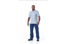 DROMEX GREY PIQUE KNIT GOLFER 3XLARGE