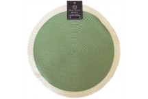 SUMMER FUN GREEN WOVEN PLACEMATS 2PIECE
