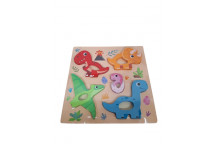 DINOSAUR CRAFT KIDS PUZZLE 17X17CM