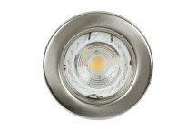 RADIANT SATIN CHROME STEEL STRAIGHT DOWN LIGHT