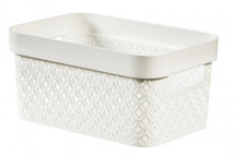 TERRAZZO WHITE STORAGE BASKET 4.5L