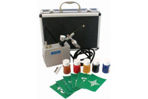 COMP MINI AIR - BATTERY - A130 AIRBRUSH+5 X PAINTX 6 STENCILS