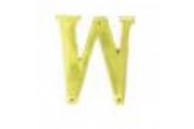 EUROBRASS BRASS W LETTER 75MM