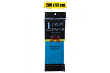BLUE CREPE PAPER 50X200CM
