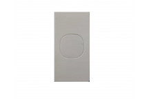WHITE SINGLE DATA COVER PLATE