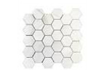 MILKY WHITE HEXAGON POLISHED MOSAIC 280X275MM