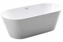 BIJIOU WHITE PROVENCE FREESTANDING ACRYLIC BATH 1600X740X580MM