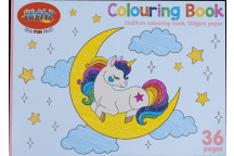 COLOURING BOOK CRAFT FANTASY 21X29CM 36PAGES