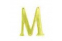 EUROBRASS BRASS M LETTER 75MM