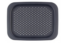 WENKO ANTHRACITE ANTI SLIP SERVING TRAY