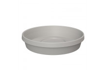 SEBOR LIGHT GREY PLASTIC SAUCER 7.5CM