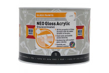 NEO BLACK GLOSS ACRYLIC PAINT 1L