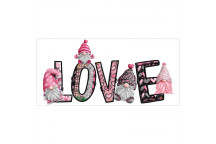 GNOME LOVE VINYL CRAFT UV DTF STICKER