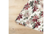 WRAPPING PAPER CHRISTMAS BLOOM 500X750MM
