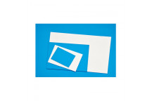 CRAFT ENGRAVING MAT BLUE & WHITE LINES, DOUBLE-SIDED, 22X15CM