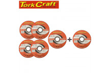 STEEL CUT DISC 115X1.0X22.2MM 5 PER PACK