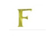 EUROBRASS BRASS F LETTER 75MM
