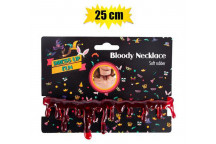 COSTUME PARTY DRESS UP BLOODY NECKLACE 25CM