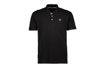 HI-TECH SPORTS POLO PIQUE SHIRT BLACK 4XL.