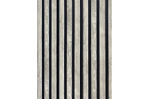 UPPER EDGE GREYWOOD BLACK WOOD PLASTIC CLADDING WALL PANEL 2400X122X12