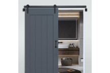 STORM GREY 2 SIDES BARN DOOR INCLUDING TRACK, ACC AND HANDLES 2050X930MM