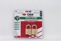 PADLOCK 40MM 2PP KEYED ALIKE 2201040KX2BLST TAMPER PROTEKT  CISA