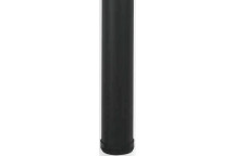 BLACK BOTTOM ADJUSTABLE ROUND LEG 150MMX50MM