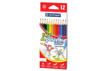 BRIGHT COLOURS COLOURING PENCILS 12PIECE