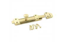 BOLTFIX BOLT SECURITY BRASS PLATED 100MM SAMSON.