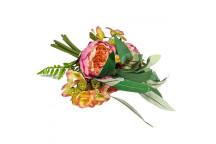 PINK ROSE AND PEONY BOUQUET ARTIFICIAL FLOWER