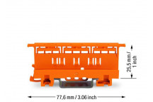 WAGO CONNECTOR CARRIER 2/3/5WAY 4MM 10PP