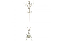 GREY METAL HAT STAND AND COAT 43X43X179CM