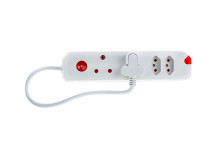 ELECTRICMATE 4WAY MULTIPLUG WITH OVERLOAD PROTECTION