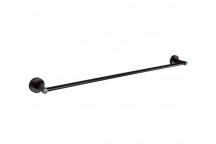 BLUTIDE GINGER BLACK SINGLE TOWEL RAIL 600MM