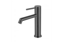 BIJIOU GUNMETAL EVON SHORT BASIN MIXER