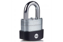 YALE LAMINATED PADLOCK 50MM