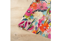 WRAPPING PAPER FLORAL FIESTA WRAP 500X750MM