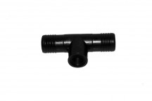 TEE REDUCE INSERT FEMALE NYLON BLACK 40MM X 25MM