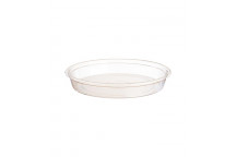 SAUCER PLASTIC  TRANSPARENT 25CM ARTEVASI