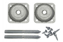 STRAIGHT LEG FIXING KIT 45X45MM 2PIECE
