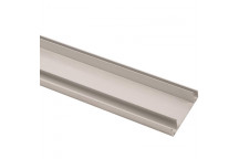 NATURAL ANODIZED ALUMINIUM WALL CHANNEL 76X3600MM