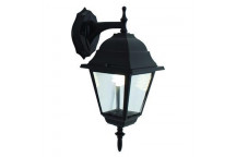 EUROLUX LANTERN OUTDOOR 4 PANEL DOWN FACING BLACK