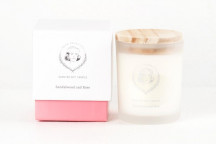 CANDLE SOY SCENTED SANDALWOOD AND ROSE 160G ANKE