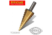 TORK CRAFT STEP DRILL HSS 4-22MMX2MM