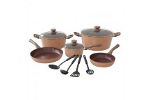 BENNETT READ COPPER ROCK POT SET 12 PIECE