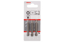 BOSCH EXTRA HARD SCREWDRIVER BIT 49MM 3PIECE