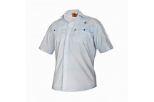 BOERBOEL MEN GARIEP SKY SHORT SLEEVE SHIRT SIZE L
