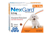 NEXGARD TABLET 2-4KG 0.5G 1 PER PACK